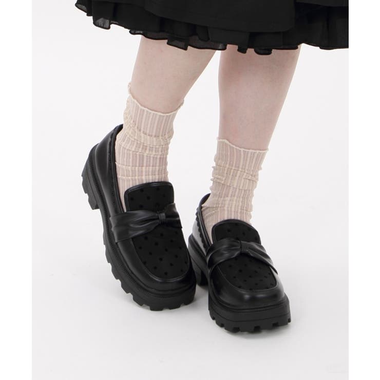 新品未使用タグ付アクシーズファムポエティック　パールヒールショートブーツ　クロS 新品未使用タグ付アクシーズファムポエティック パールヒール