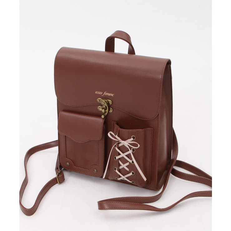 デザインポケットサッチェル[品番：IGAW0003825]｜axes femme