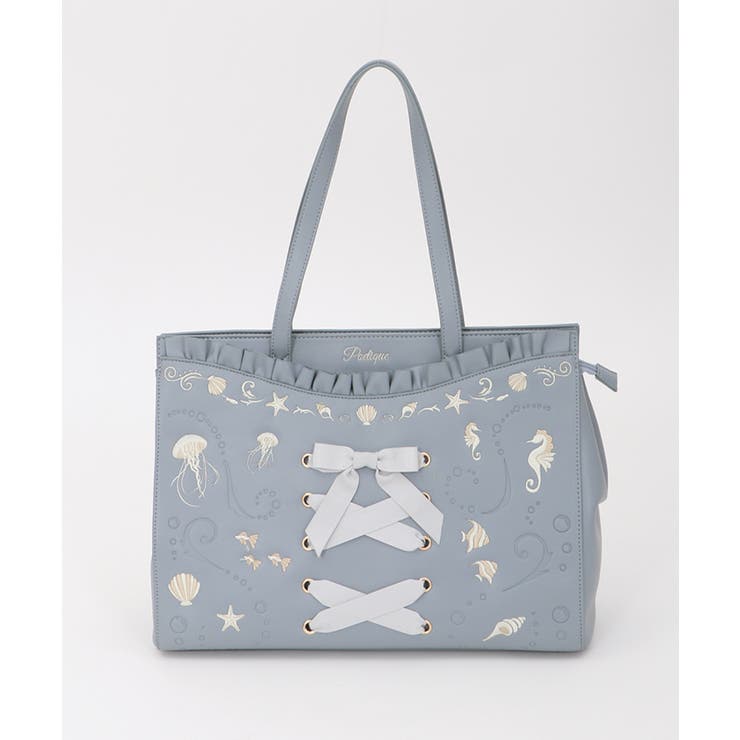 アクアリウム刺繍トートバッグ[品番：IGAW0001781]｜axes femme