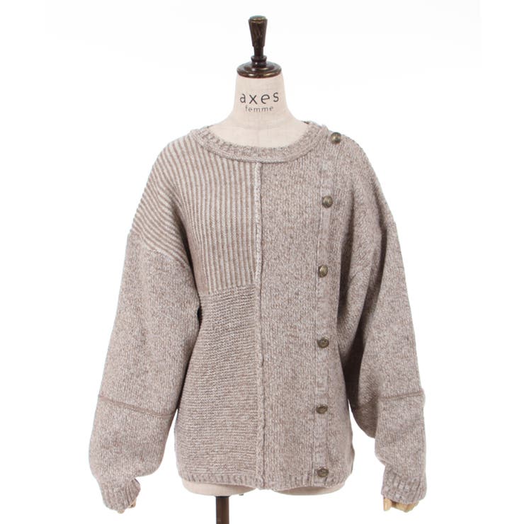 でぃあんページ AMBIDEX Store 〇WAAN JACQUARD ハーフジップブルゾン(F GRAY