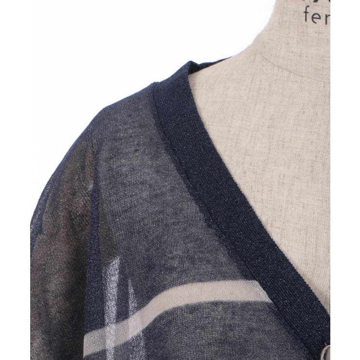 シアーカーディガン | axes femme | 詳細画像17