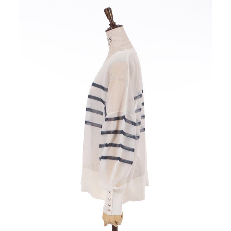 シアーカーディガン | axes femme | 詳細画像3