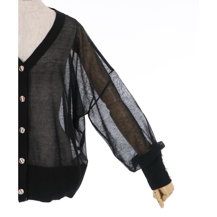 シアーカーディガン | axes femme | 詳細画像31