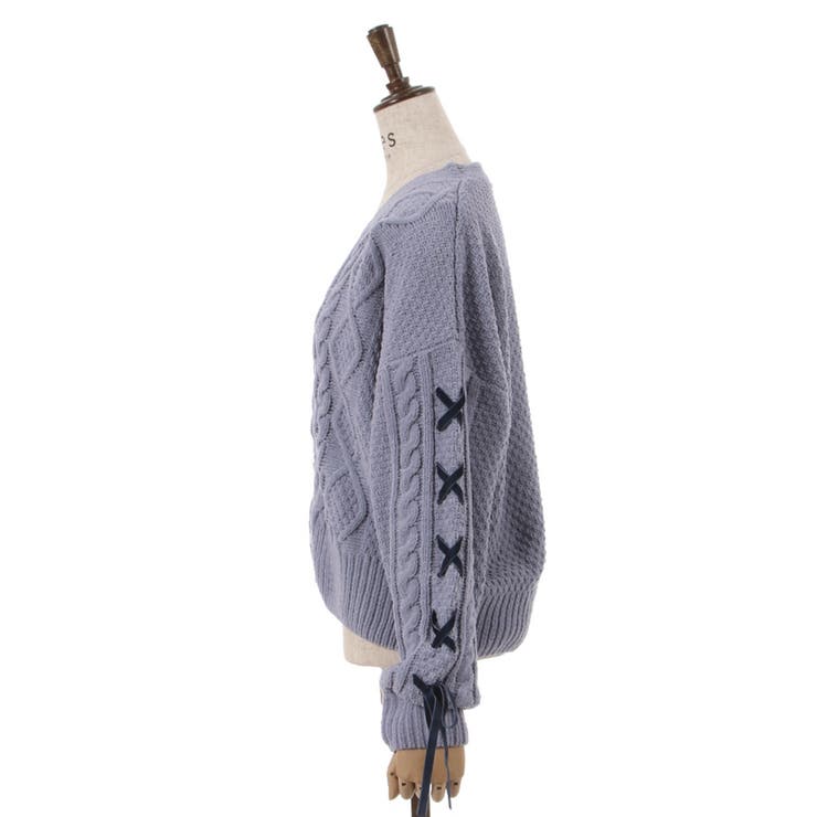 モールヤーンニットカーデ[品番：IGAW0004271]｜axes femme