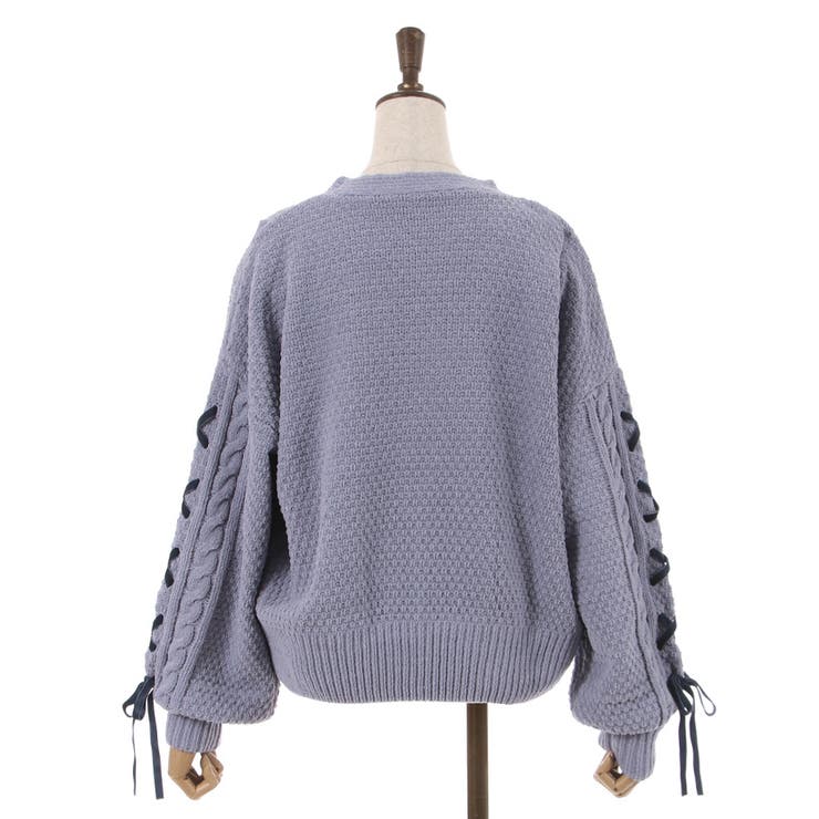 axes femme kawaiiＲｏｓｙＢｅａｒニットカーデ（ブラウン） ロイヤルベアーズニットカーディガン | outlet | axes femme