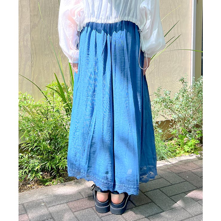 選べる着丈楊柳ワイドパンツ[品番：IGAW0005019]｜axes femme
