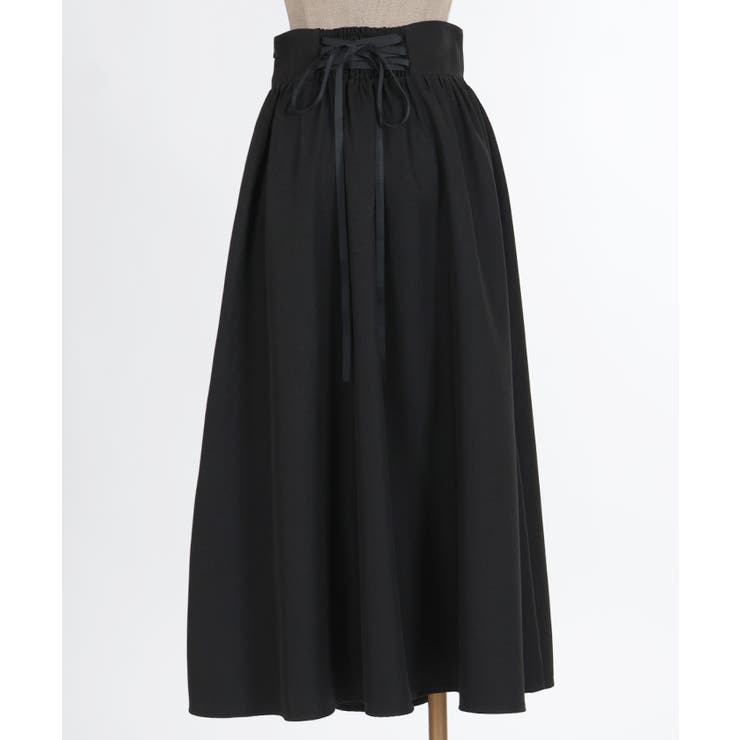 コルセット風ハイウエストスカート[品番：IGAW0005054]｜axes femme