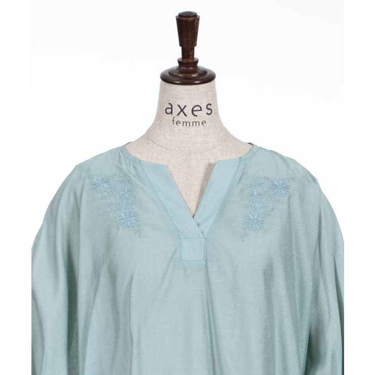 袖リボンドルマンチュニック[品番：IGAW0001872]｜axes femme