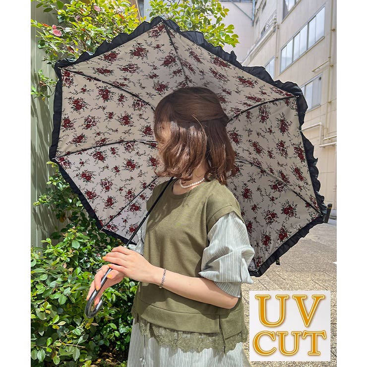 未使用品 フォクシー 長傘 雨傘 クリーム色 傘袋付き - メルカリ