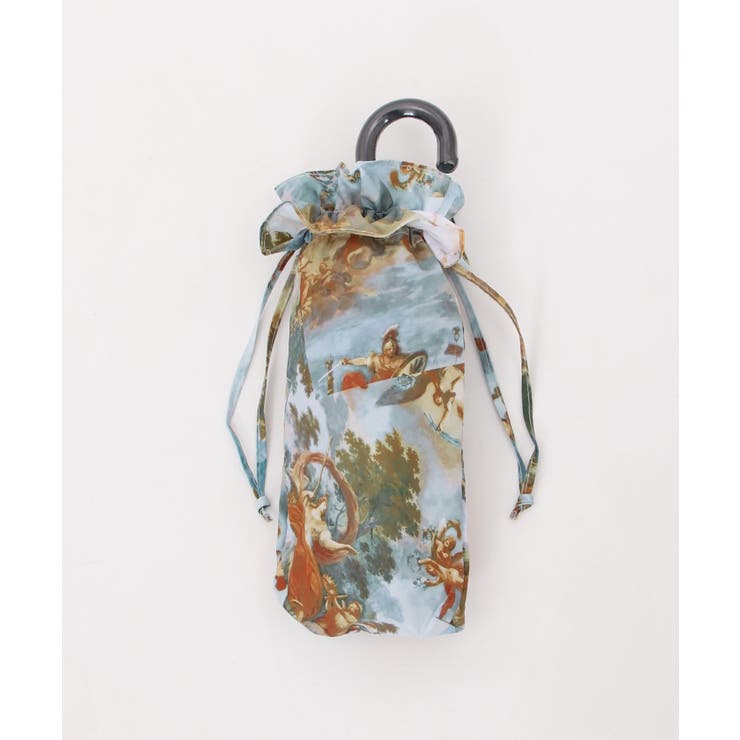 グリーン | 天使柄晴雨兼用折傘 | axes femme