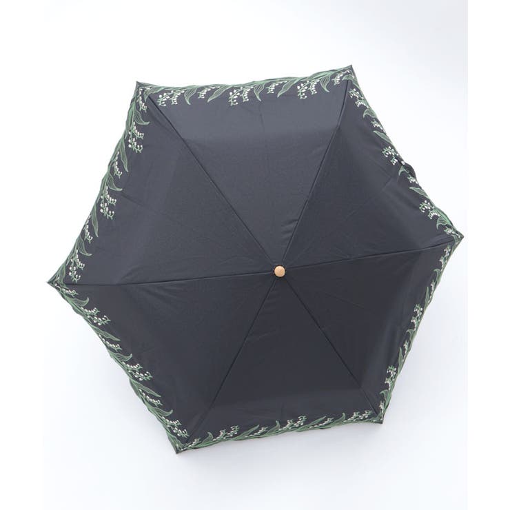スズラン刺繍晴雨兼用折傘[品番：IGAW0006361]｜axes femme