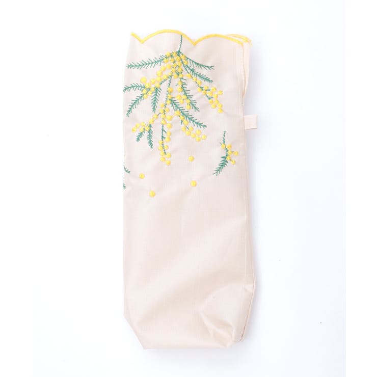 ミモザ刺繍晴雨兼用折傘 | axes femme | 詳細画像11 