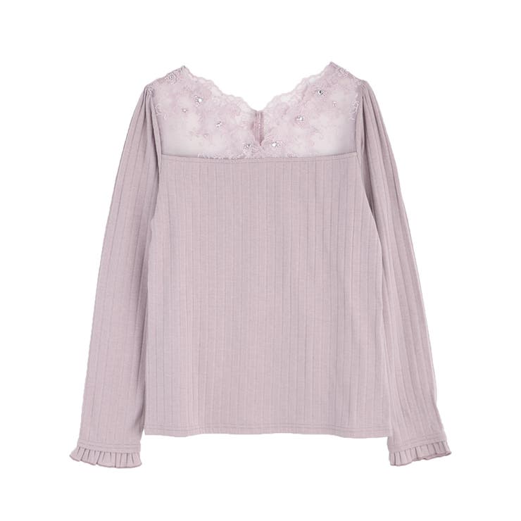 繊細レース長袖インナー[品番：IGAW0000461]｜axes femme（アクシーズ