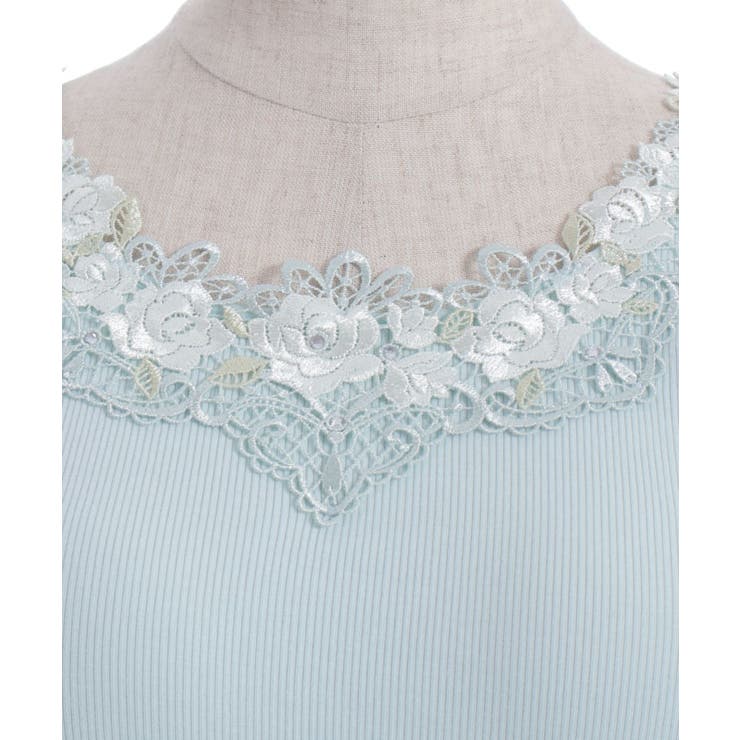 カップ付ローズレースタンク | axes femme | 詳細画像12 