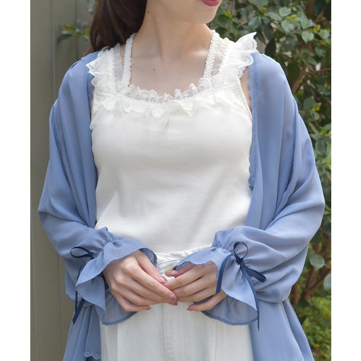 カップ付きストラップタンク[品番：IGAW0006383]｜axes femme