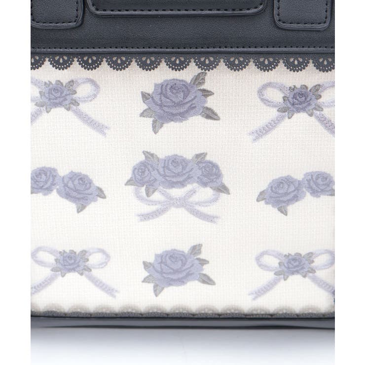 ローズ×リボン刺繍バッグ | axes femme | 詳細画像12 