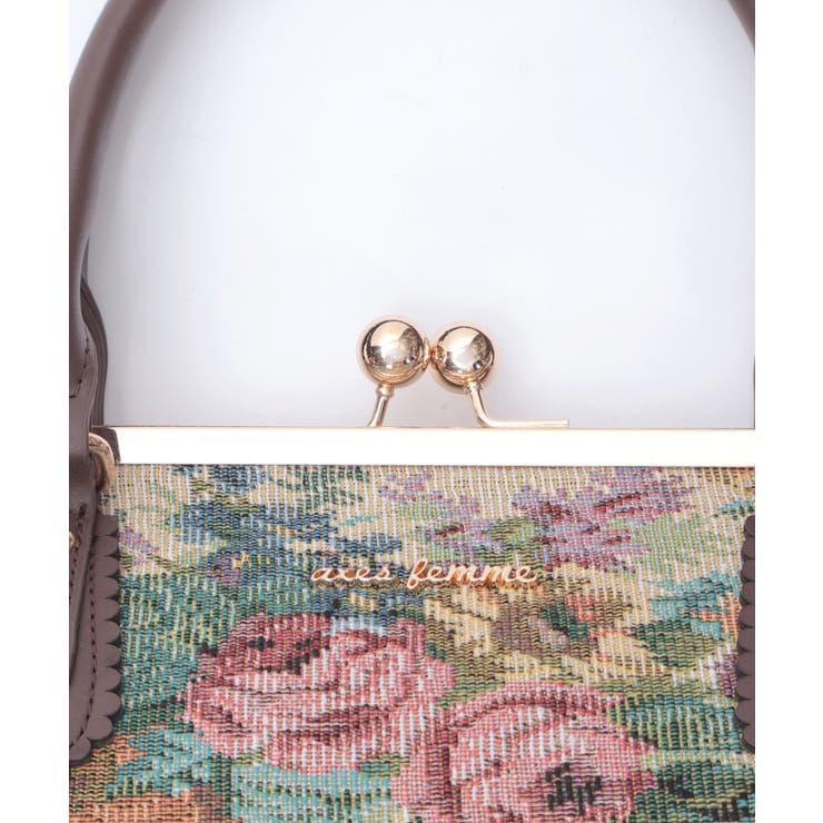 クラシカルがま口ボストン[品番：IGAW0006984]｜axes femme