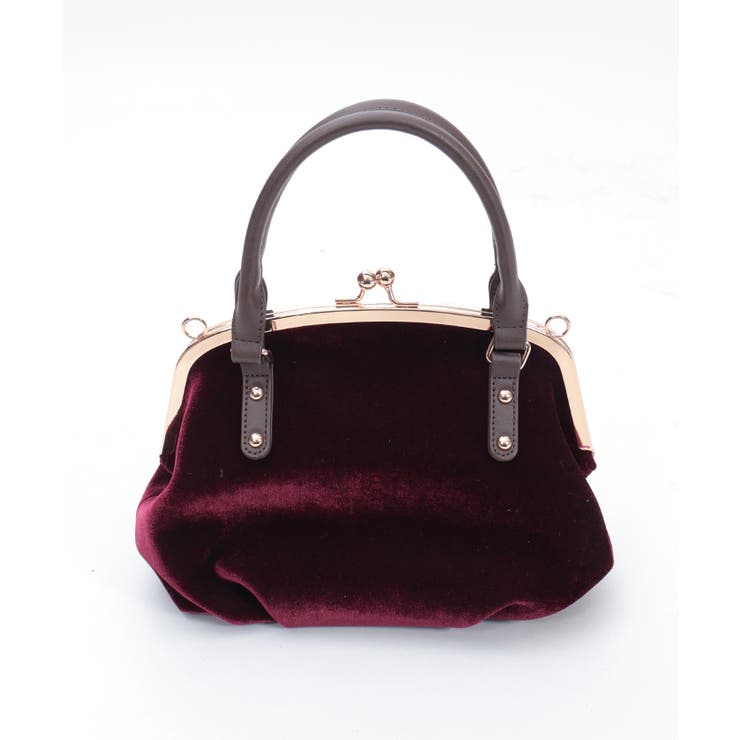 カメオ付リボンベロアバッグ | axes femme | 詳細画像3 