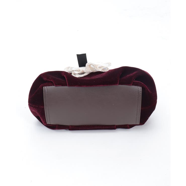 カメオ付リボンベロアバッグ | axes femme | 詳細画像7 