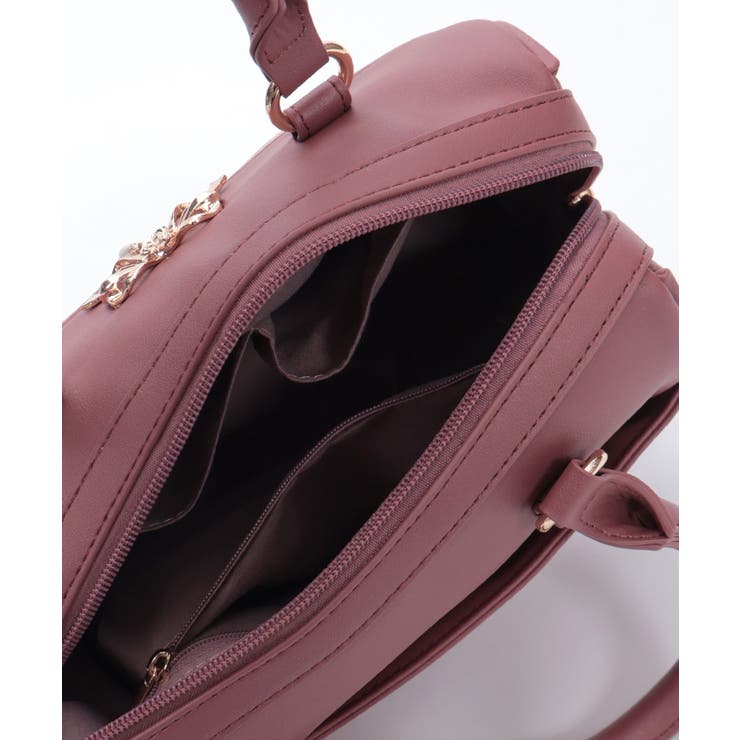 リボン刺繍キルトボストン | axes femme | 詳細画像11 