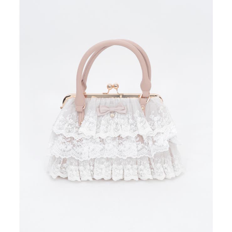 レースフリルがま口バッグ | axes femme | 詳細画像12 