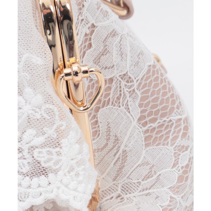レースフリルがま口バッグ | axes femme | 詳細画像18 