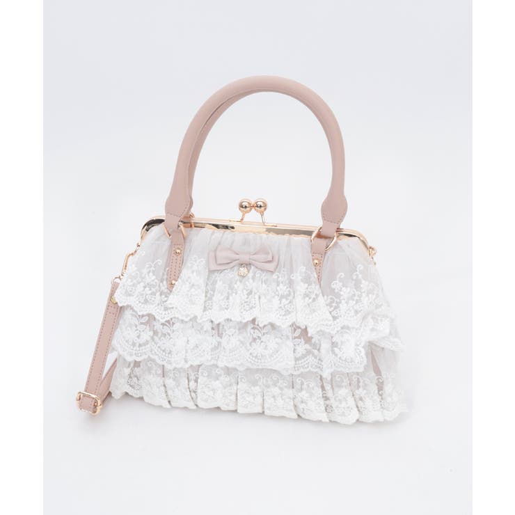 レースフリルがま口バッグ | axes femme | 詳細画像22 
