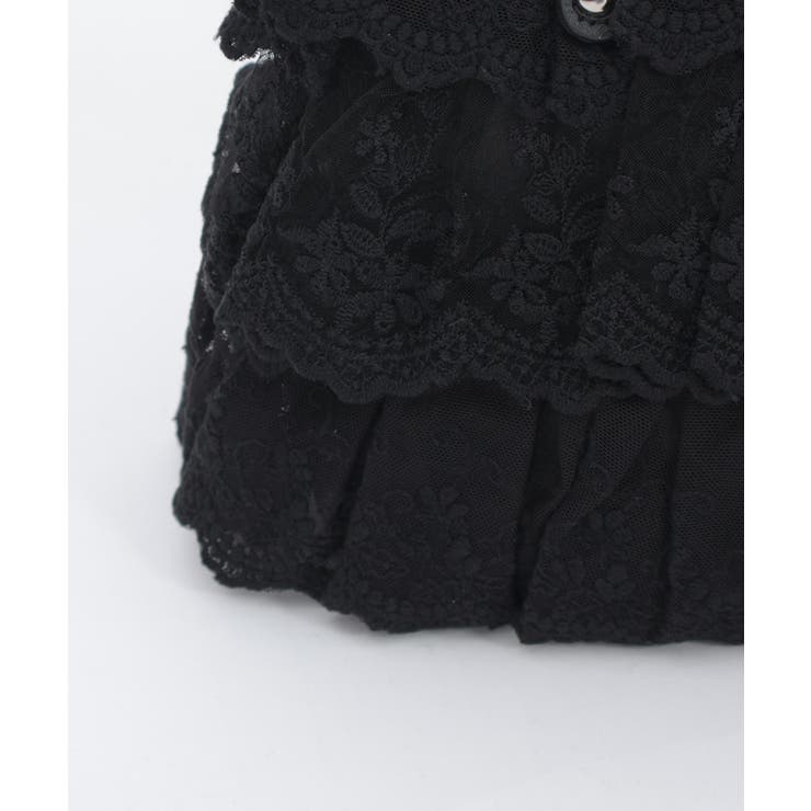 レースフリルがま口バッグ | axes femme | 詳細画像7 