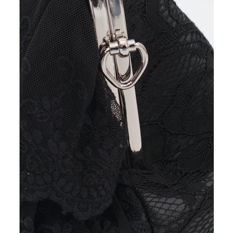 レースフリルがま口バッグ | axes femme | 詳細画像9 