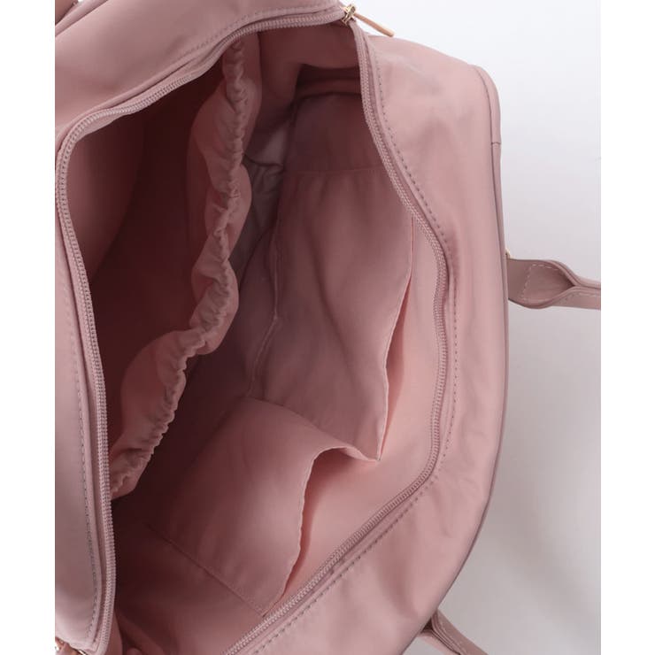 撥水ナイロンＷリボンボストン | axes femme | 詳細画像11 