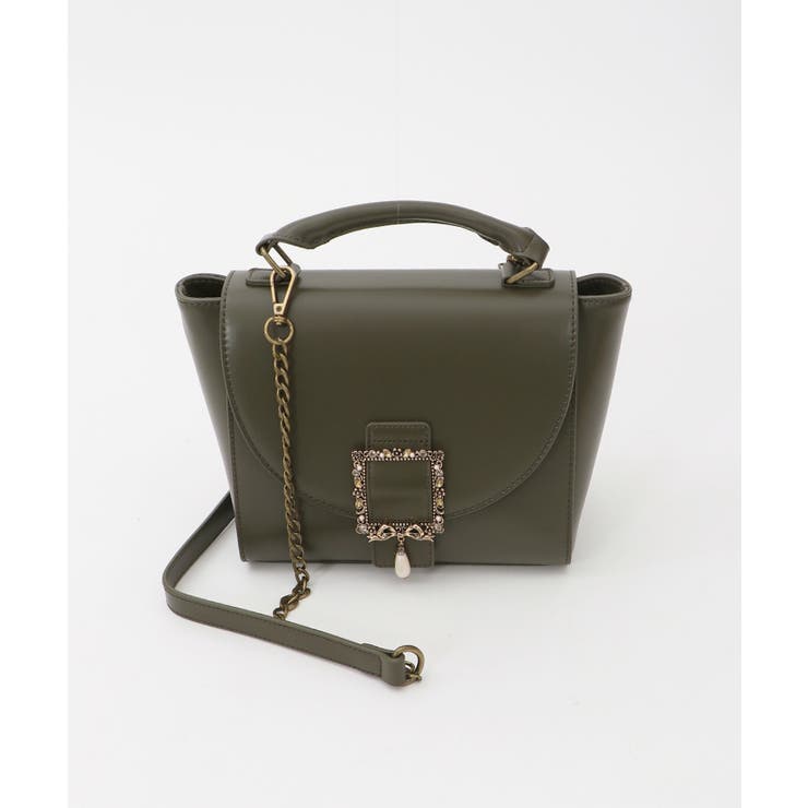 ビジューバックル付きバッグ[品番：IGAW0004103]｜axes femme