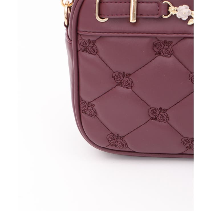 薔薇刺繍キルトショルダー | axes femme | 詳細画像6 
