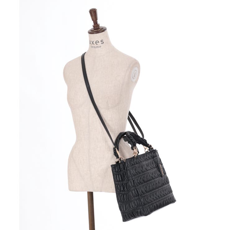 薔薇のお部屋専用 薔薇金具付シャーリングバッグ[品番：IGAW0005238]｜axes femme