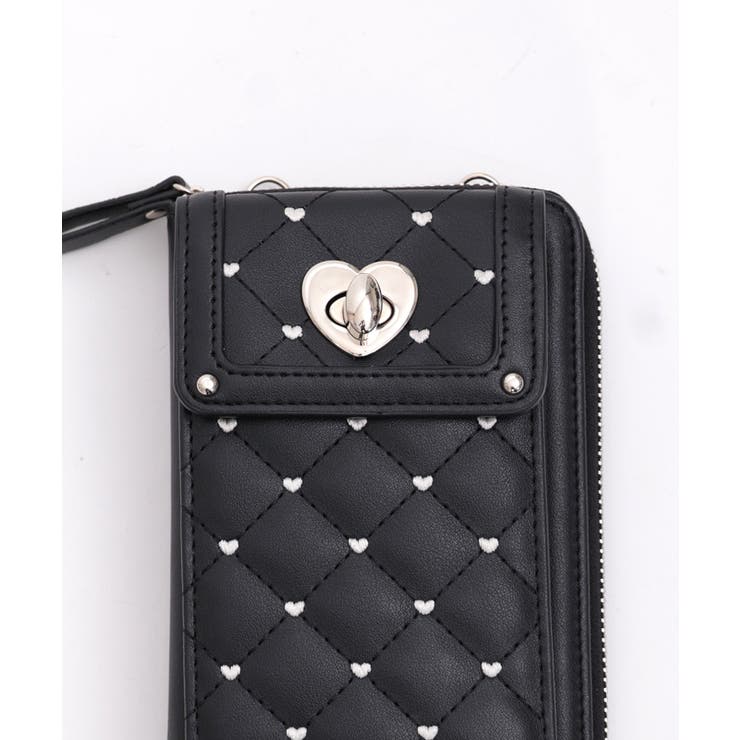 ハート刺繍スマホポシェット | axes femme | 詳細画像12 