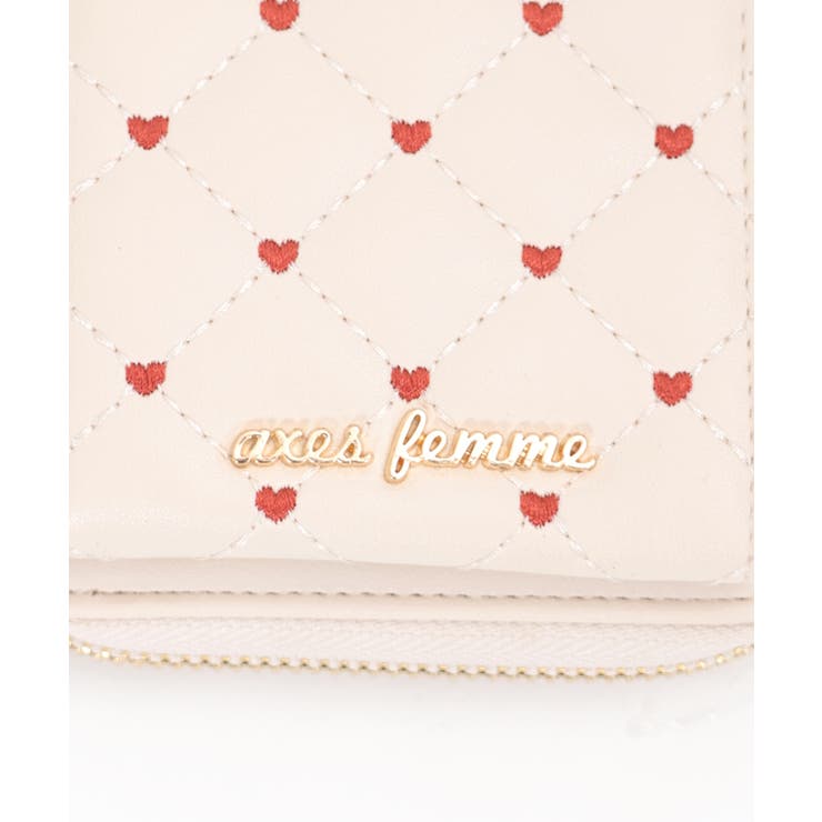 ハート刺繍スマホポシェット | axes femme | 詳細画像6 