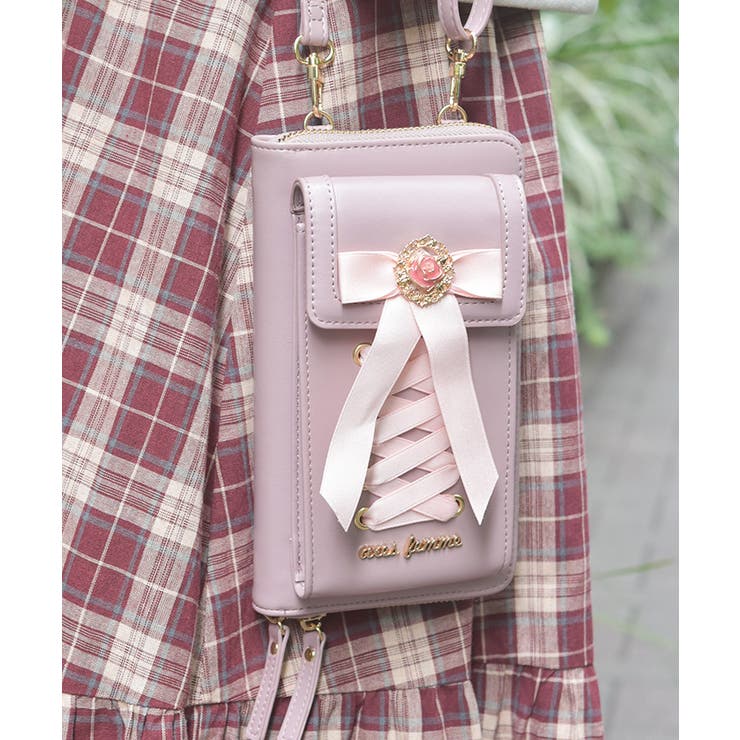 ピンク | レースアップショルダー | axes femme