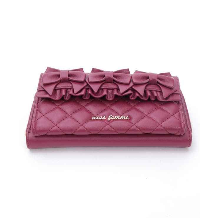 リボンキルトヨコ型ショルダー | axes femme | 詳細画像11 