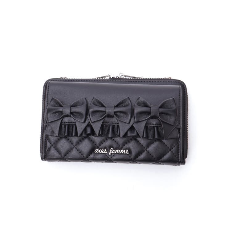 リボンキルトヨコ型ショルダー | axes femme | 詳細画像14 