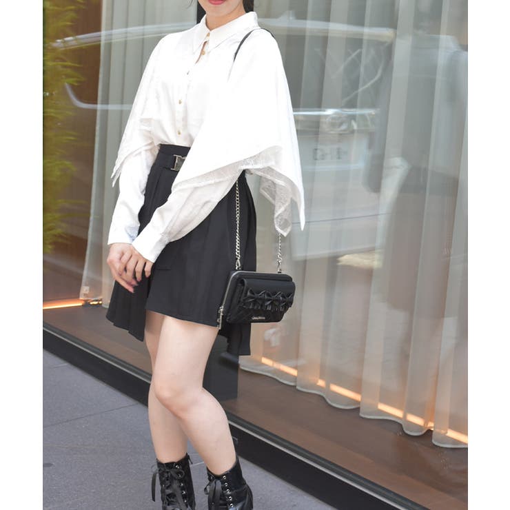 リボンキルトヨコ型ショルダー | axes femme | 詳細画像4 