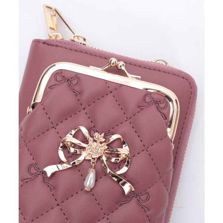 リボン刺繍キルトショルダー | axes femme | 詳細画像11 