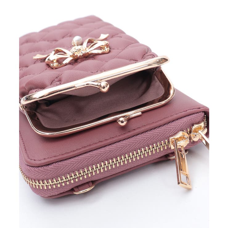 リボン刺繍キルトショルダー | axes femme | 詳細画像14 