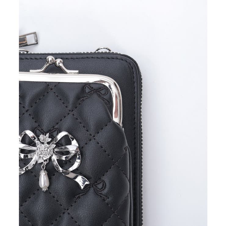 リボン刺繍キルトショルダー | axes femme | 詳細画像18 