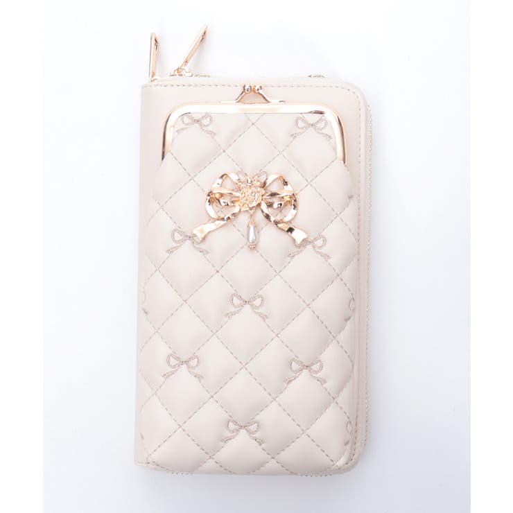 リボン刺繍キルトショルダー | axes femme | 詳細画像2 