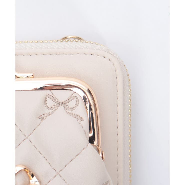 リボン刺繍キルトショルダー | axes femme | 詳細画像4 