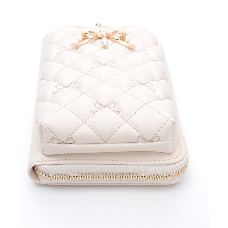 リボン刺繍キルトショルダー | axes femme | 詳細画像6 