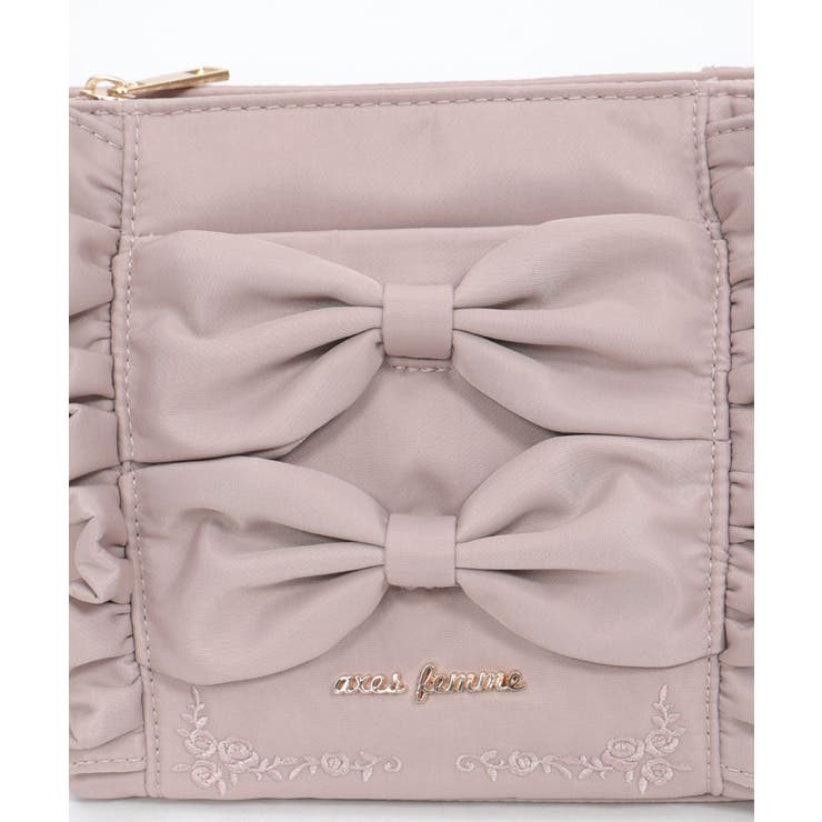 撥水ナイロンリボンショルダー | axes femme | 詳細画像30 