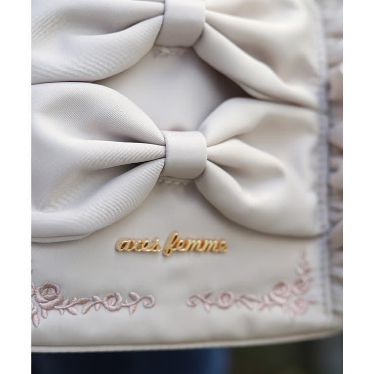 撥水ナイロンリボンショルダー | axes femme | 詳細画像6 