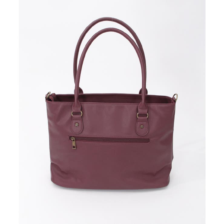axesfemme 型押し×スカラップA4トート ワイン 型押し×スカラップA4トート[品番：IGAW0002976]｜axes femme