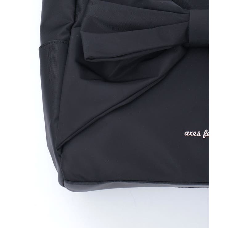 リボン付撥水ナイロントート | axes femme | 詳細画像14 