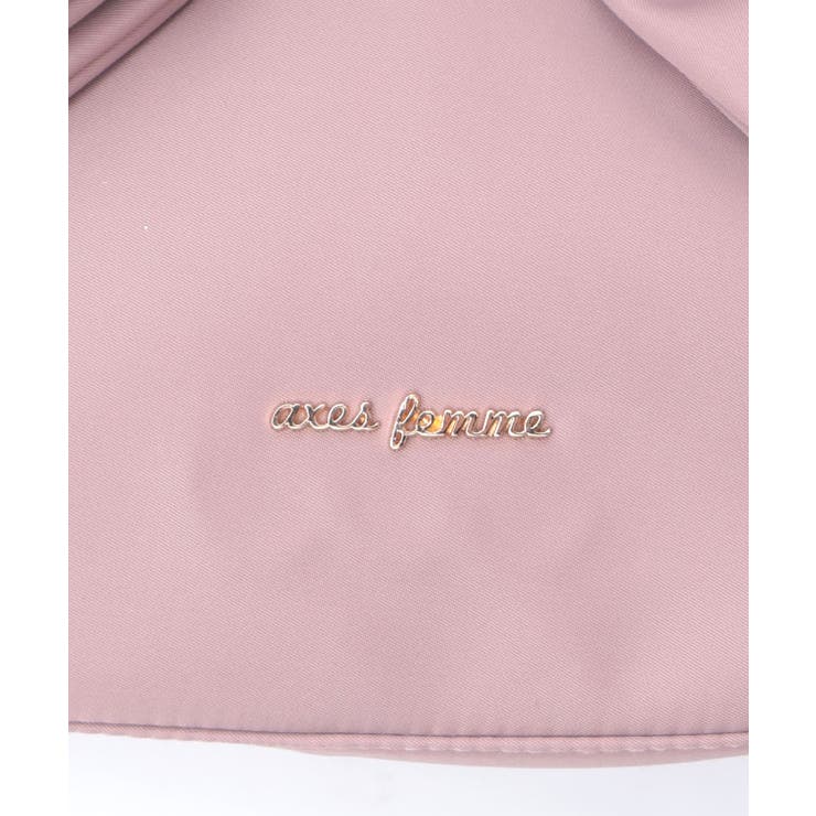 リボン付撥水ナイロントート | axes femme | 詳細画像6 